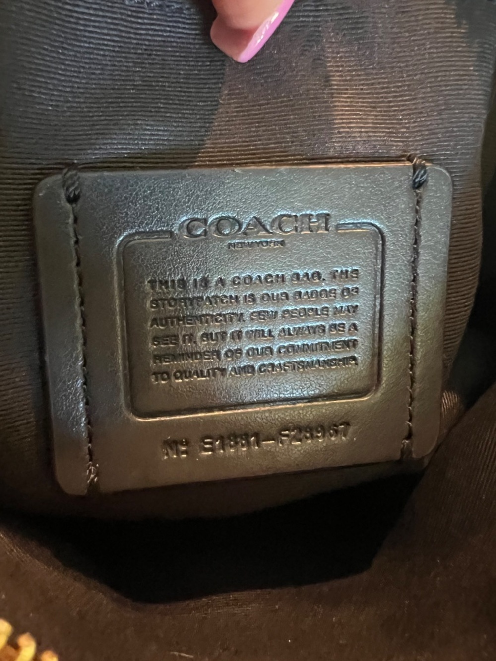 Coach Convertible Shoulder Bag - Picture 8 of 10